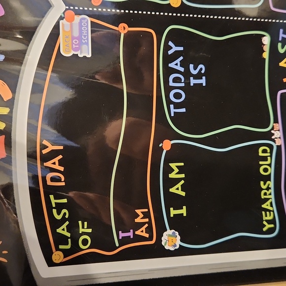 First & Last Day of School Chalkboard, NWT - Picture 12 of 16